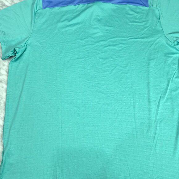 NikeCourt Advantage Men's Dri-FIT Tennis Polo FD5317-300 Green Frost/Royal XXL - Picture 2 of 14